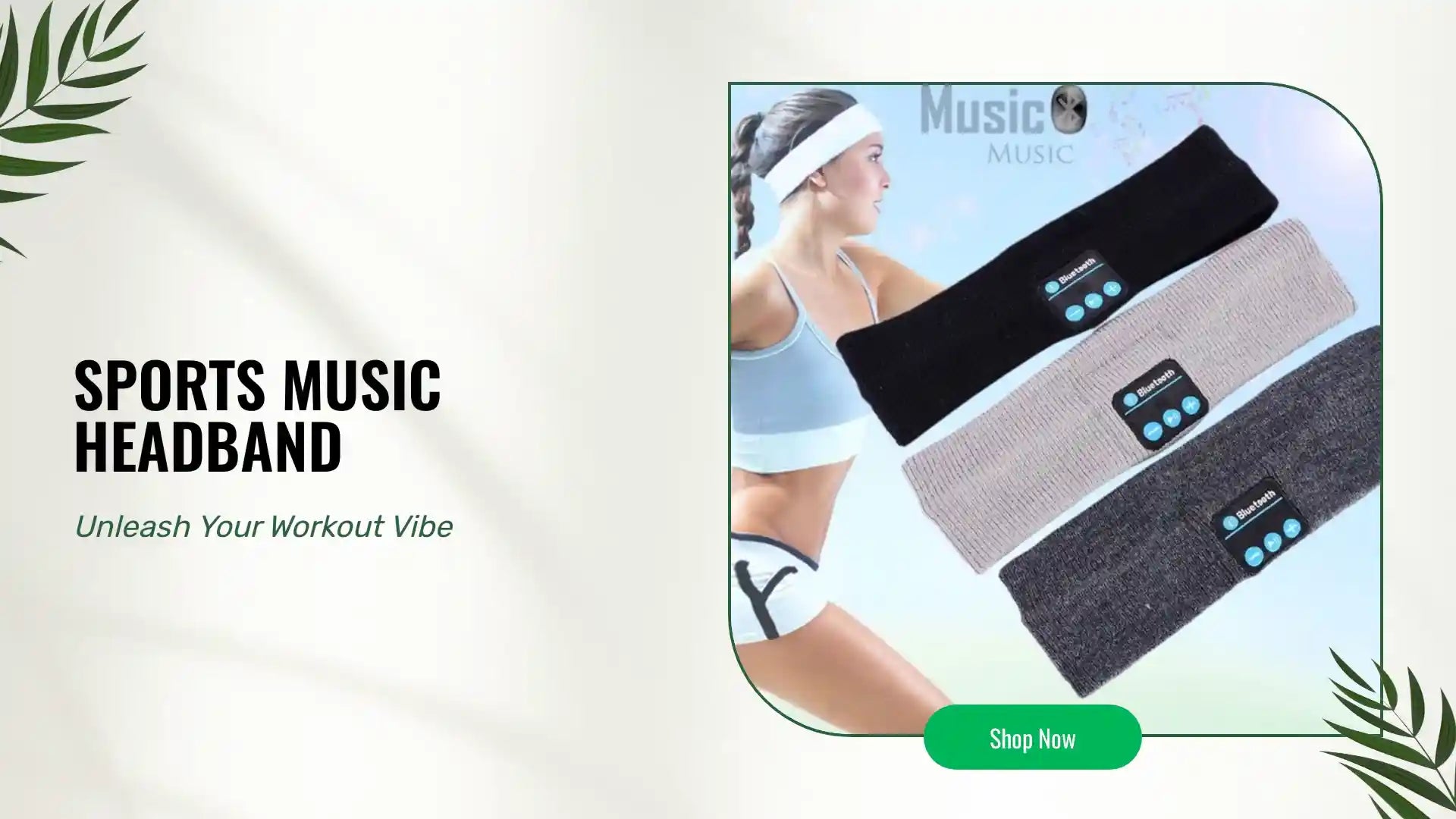 Sports music headband by@Outfy