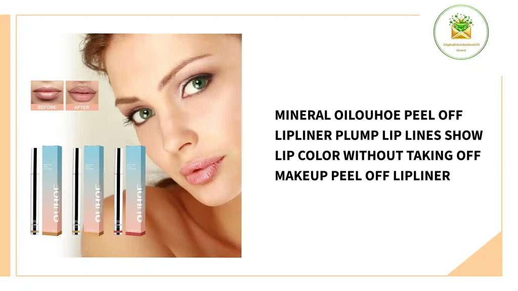 Mineral OilOUHOE Peel Off Lipliner Plump Lip Lines Show Lip Color Without Taking Off Makeup Peel Off Lipliner by@Outfy