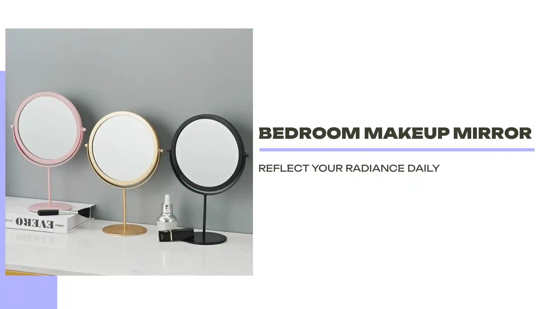 Bedroom makeup mirror by@Outfy