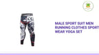 Male Sport Suit Men Running Clothes Sport Wear Yoga Set by@Outfy