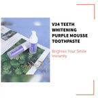V34 Teeth Whitening Purple Mousse Toothpaste by@Outfy