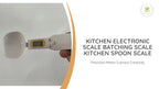 Kitchen Electronic Scale Batching Scale Kitchen Spoon Scale by@Outfy