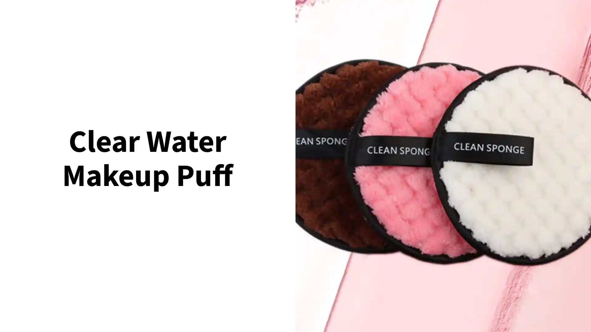 Clear Water Makeup Puff by@Outfy