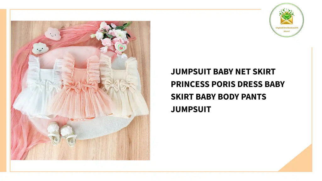 Jumpsuit Baby Net Skirt Princess Poris Dress Baby Skirt Baby Body Pants Jumpsuit by@Outfy