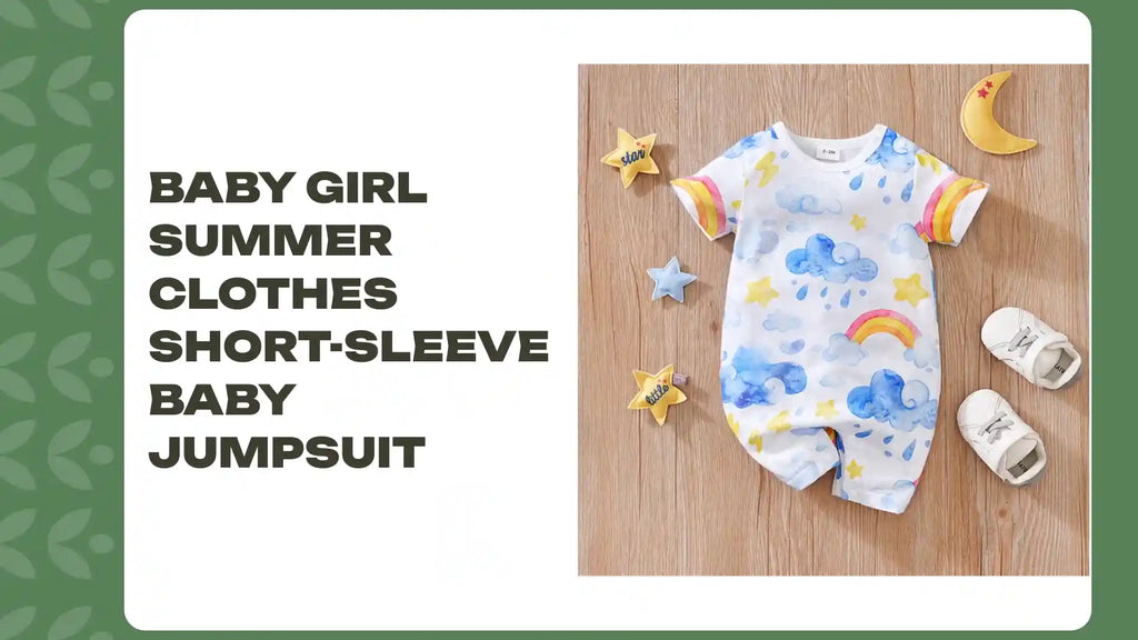 Baby Girl Summer Clothes Short-sleeve Baby Jumpsuit by@Outfy