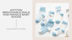 Cotton breathable male and female baby socks by@Outfy