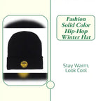 Fashion Solid Color Hip-hop Winter Hat by@Outfy