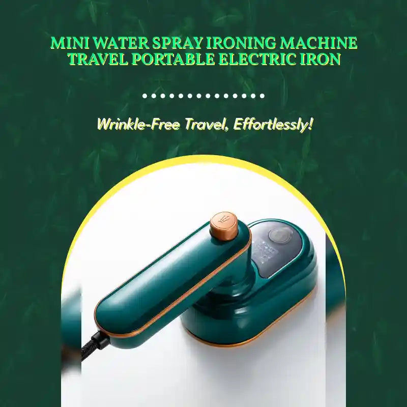 Mini Water Spray Ironing Machine Travel Portable Electric Iron by@Outfy