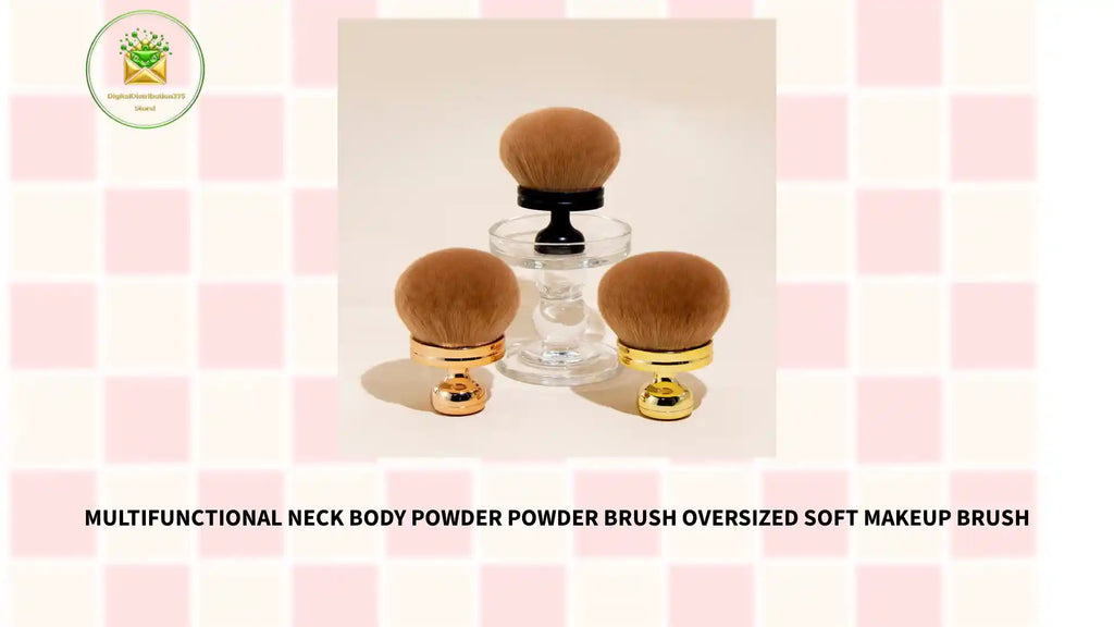 Multifunctional Neck Body Powder Powder Brush Oversized Soft Makeup Brush by@Outfy