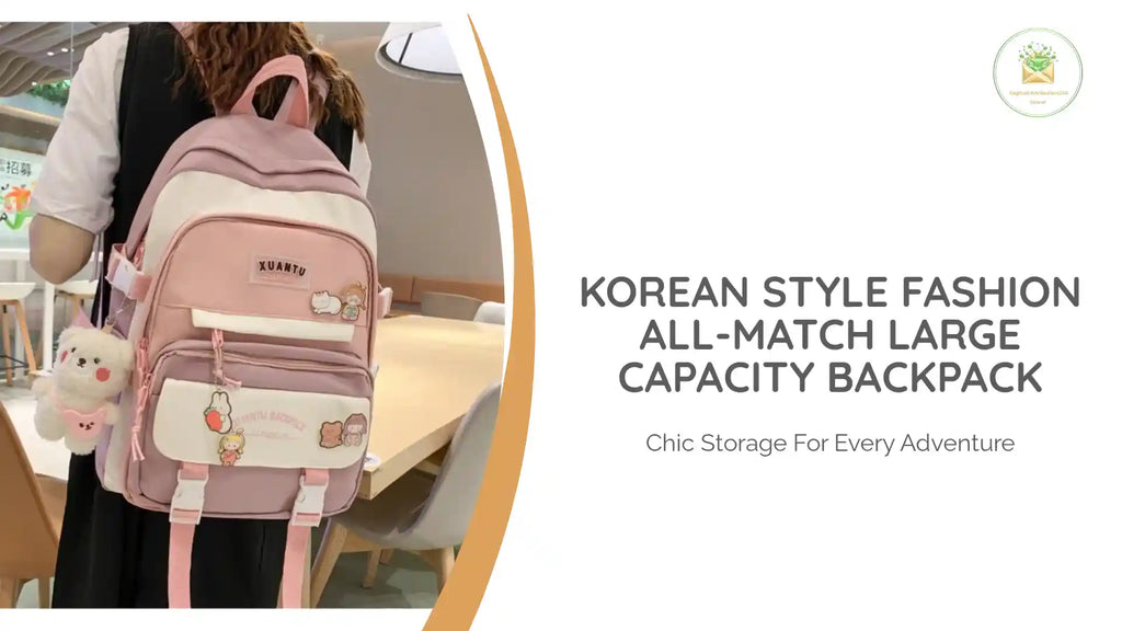 Korean Style Fashion All-match Large Capacity Backpack by@Outfy
