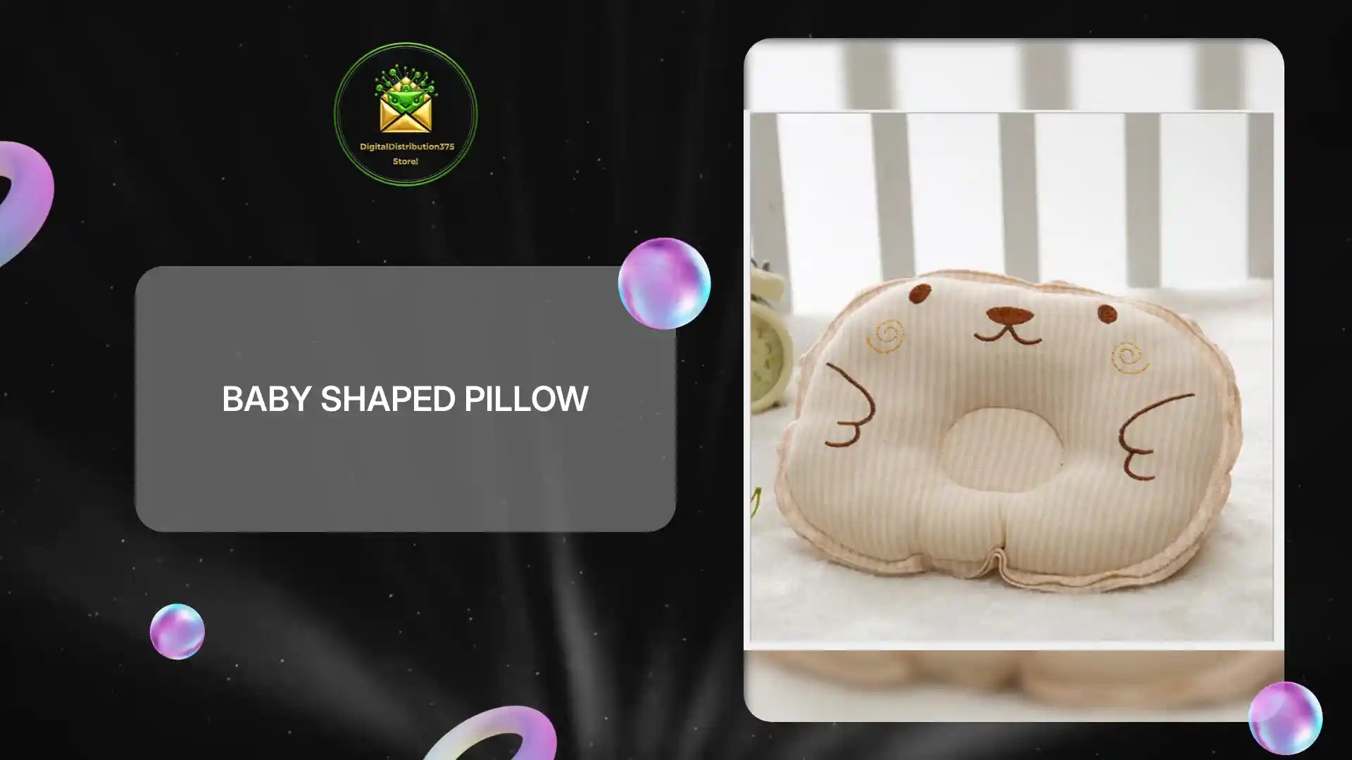 Baby shaped pillow by@Outfy