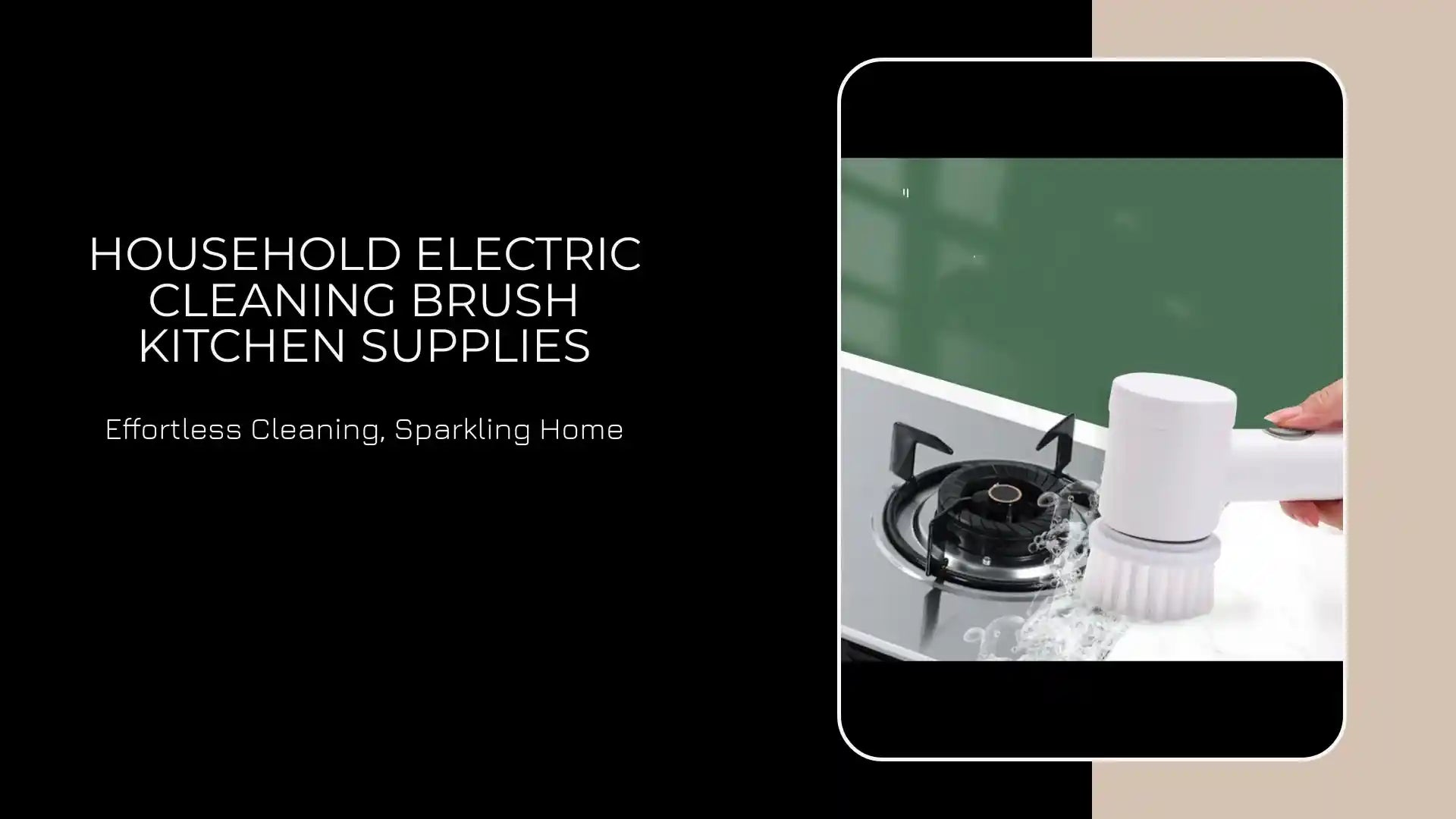 Household Electric Cleaning Brush Kitchen Supplies by@Outfy