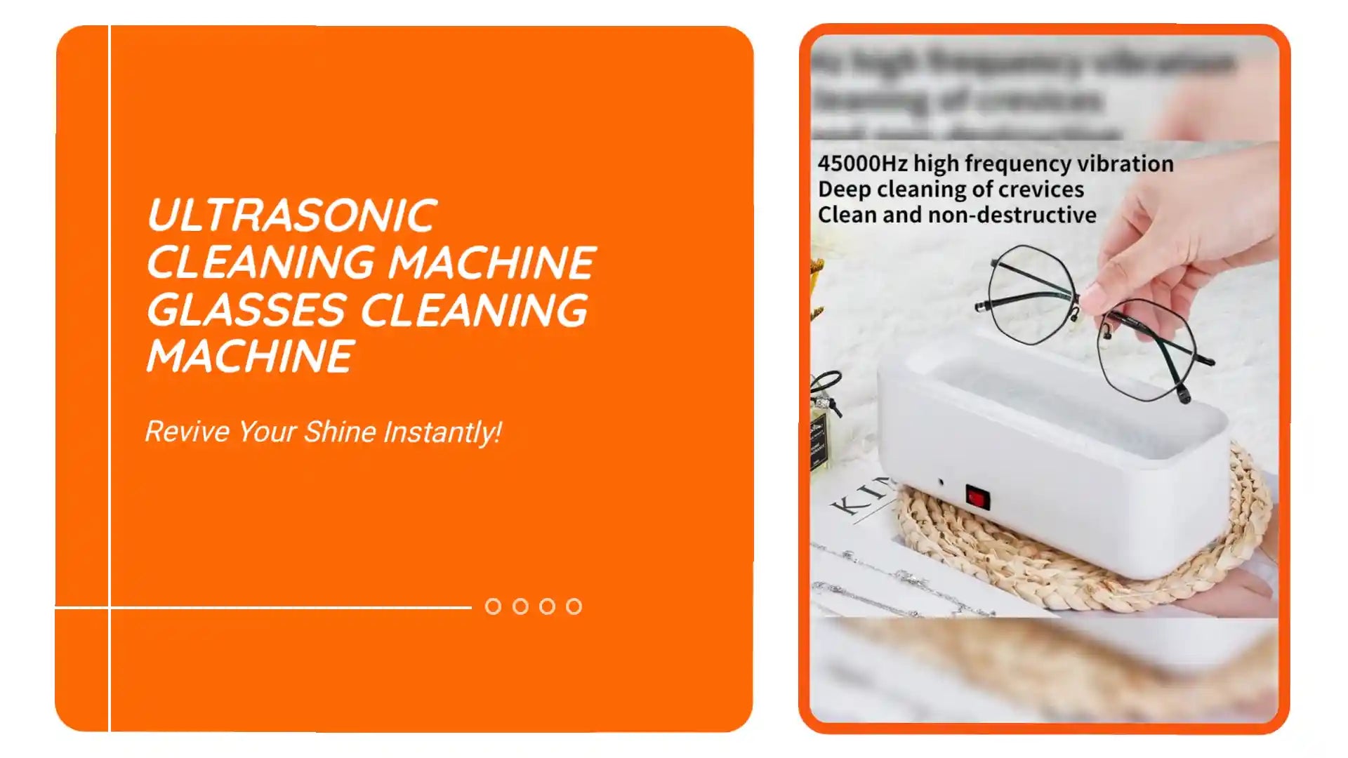 Ultrasonic Cleaning Machine Glasses Cleaning Machine by@Outfy