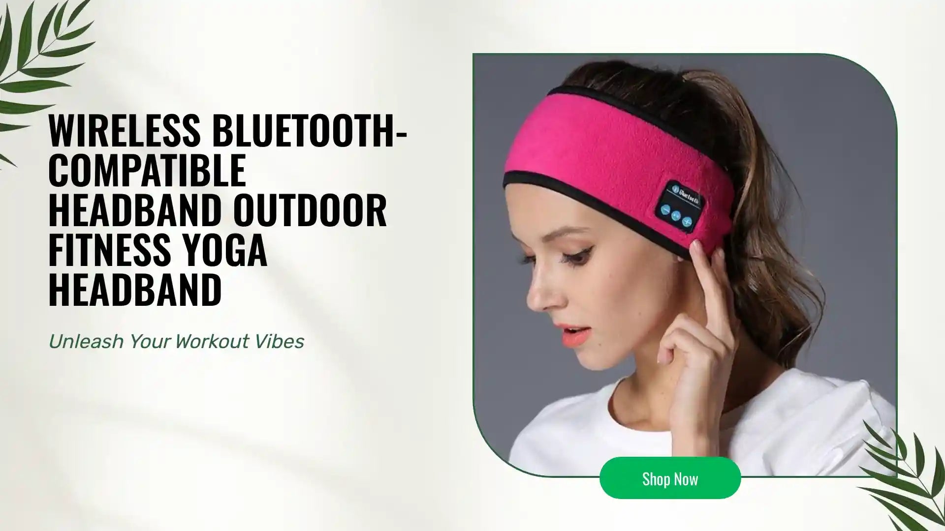 Wireless Bluetooth-compatible Headband Outdoor Fitness Yoga Headband by@Outfy