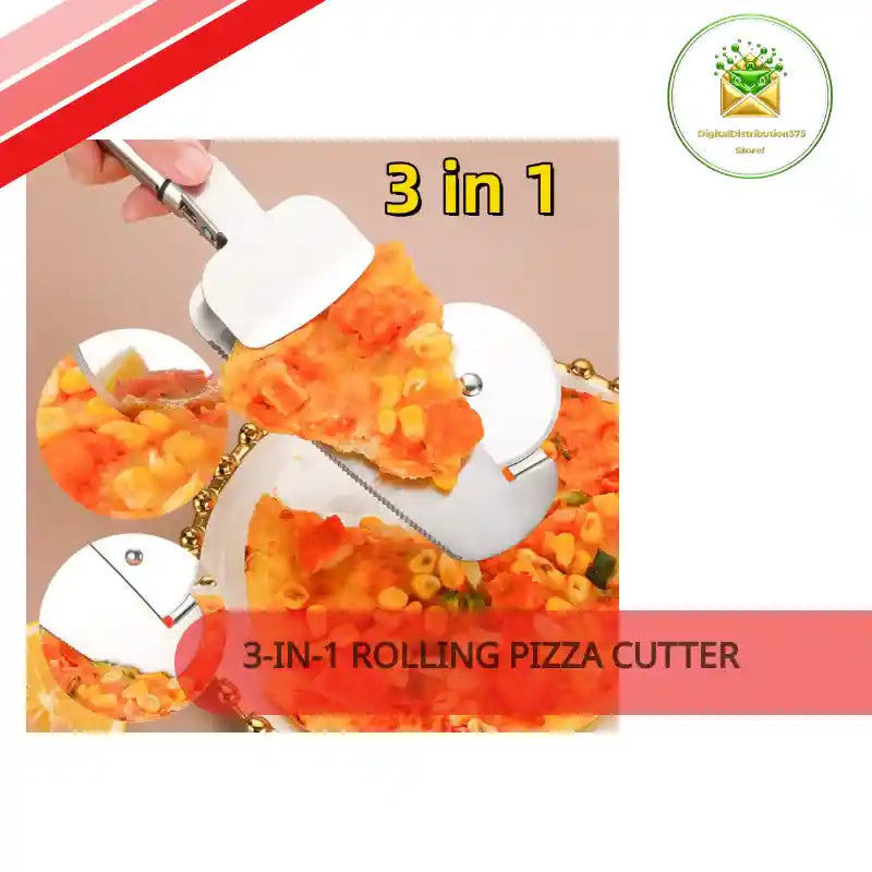 3-in-1 Rolling Pizza Cutter by@Outfy