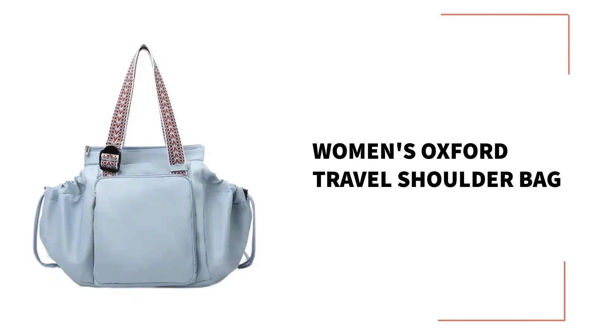Women's Oxford Travel Shoulder Bag by@Outfy