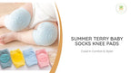 Summer Terry Baby Socks Knee Pads by@Outfy