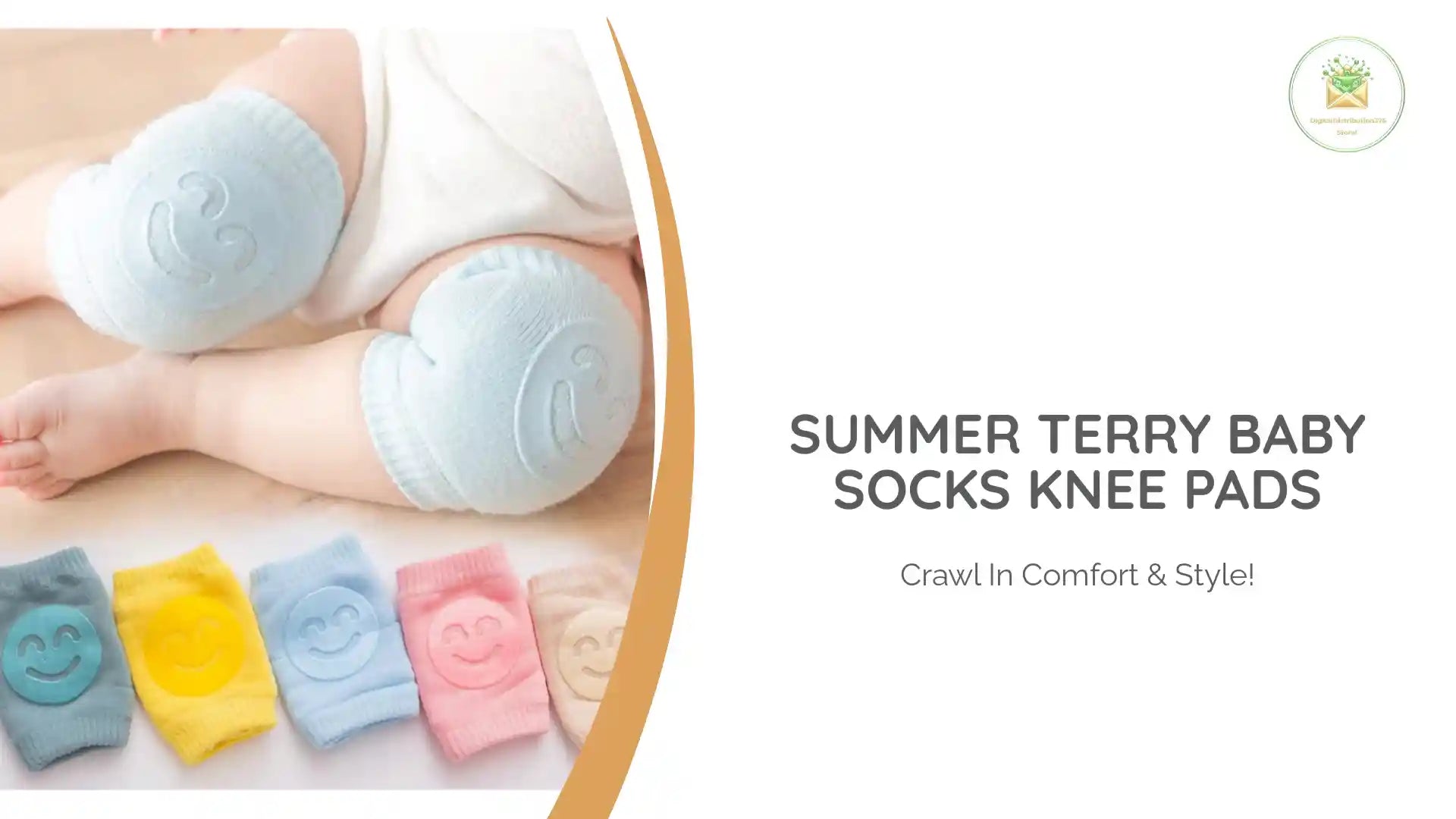 Summer Terry Baby Socks Knee Pads by@Outfy