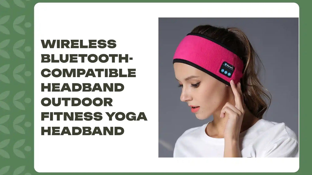 Wireless Bluetooth-compatible Headband Outdoor Fitness Yoga Headband by@Outfy