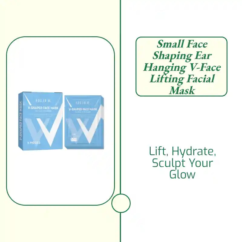 Small Face Shaping Ear Hanging V-face Lifting Facial Mask by@Outfy