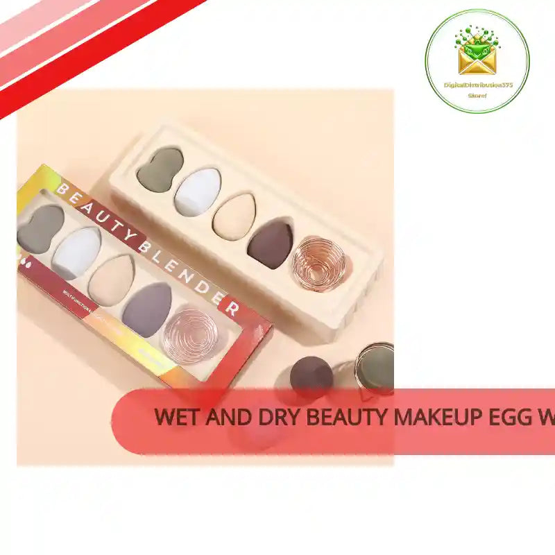 Wet And Dry Beauty Makeup Egg With Metal Stand by@Outfy