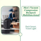 Men's Vacuum Compression Backpack Multifunctional by@Outfy