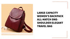 Large Capacity Women's Backpack All-match One-shoulder Elegant Travel Bag by@Outfy