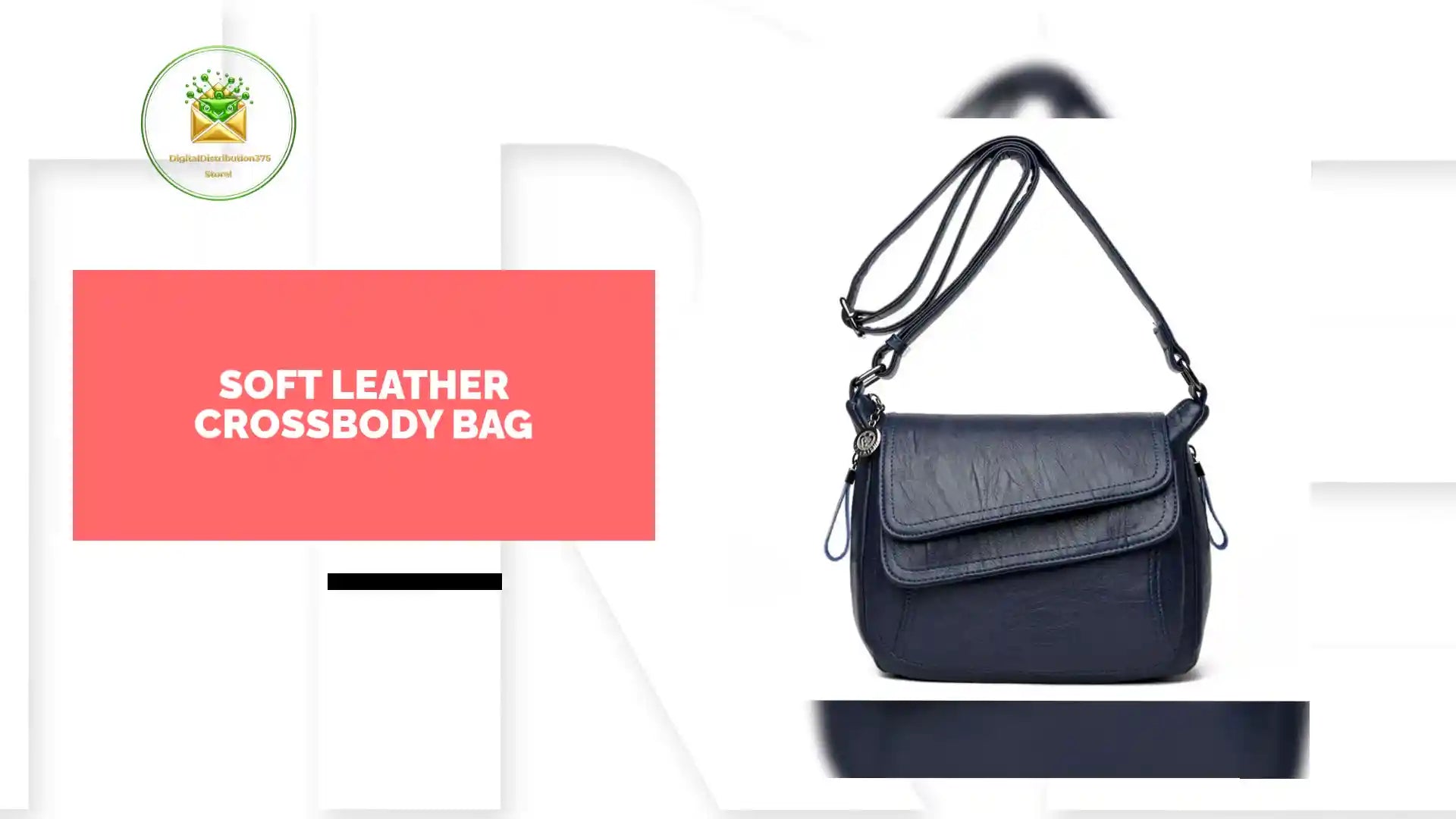 Soft leather crossbody bag by@Outfy
