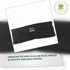 Headscarf Eye Mask Dual-use Music Headset Bluetooth Hair Band Sleeping by@Outfy