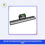 88-Key Folding Digital Piano with Bluetooth &amp; MIDI by@Outfy