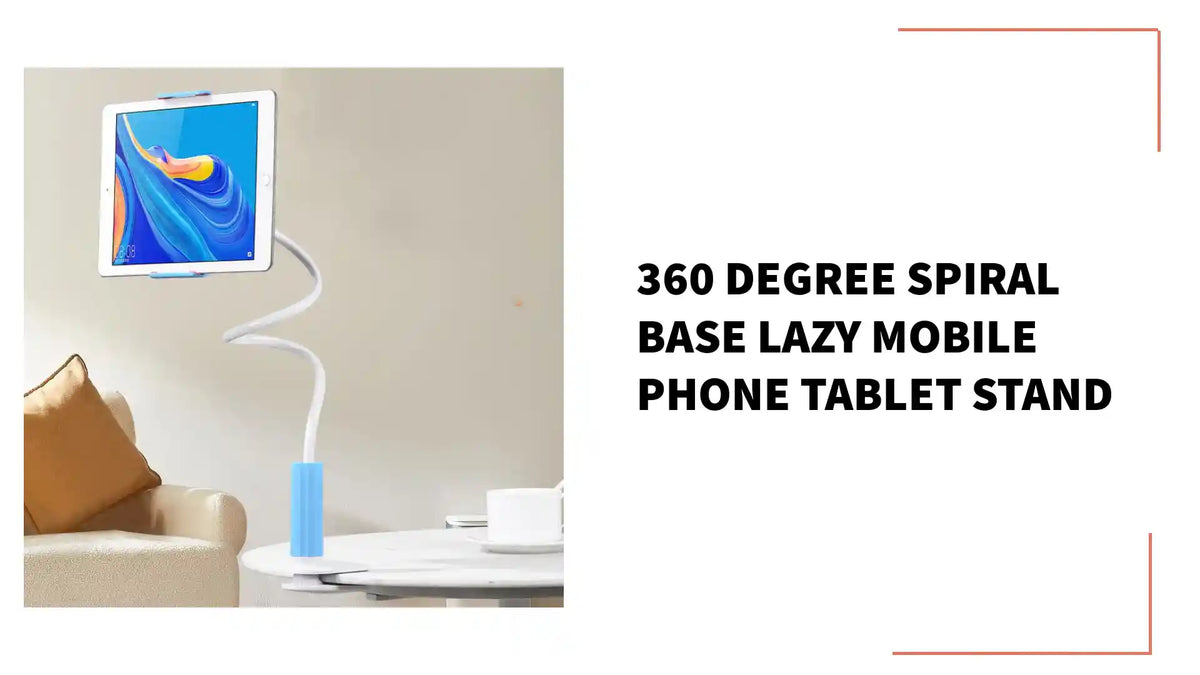 360 Degree Spiral Base Lazy Mobile Phone Tablet Stand by@Outfy