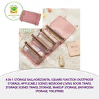 4 In 1 Storage Bag,Horizontal Square Function Dustproof Storage, Applicable Scenes Bedroom Living Room Travel Storage Scenes Travel Storage, Makeup Storage, Bathroom Storage, Toiletries by@Outfy