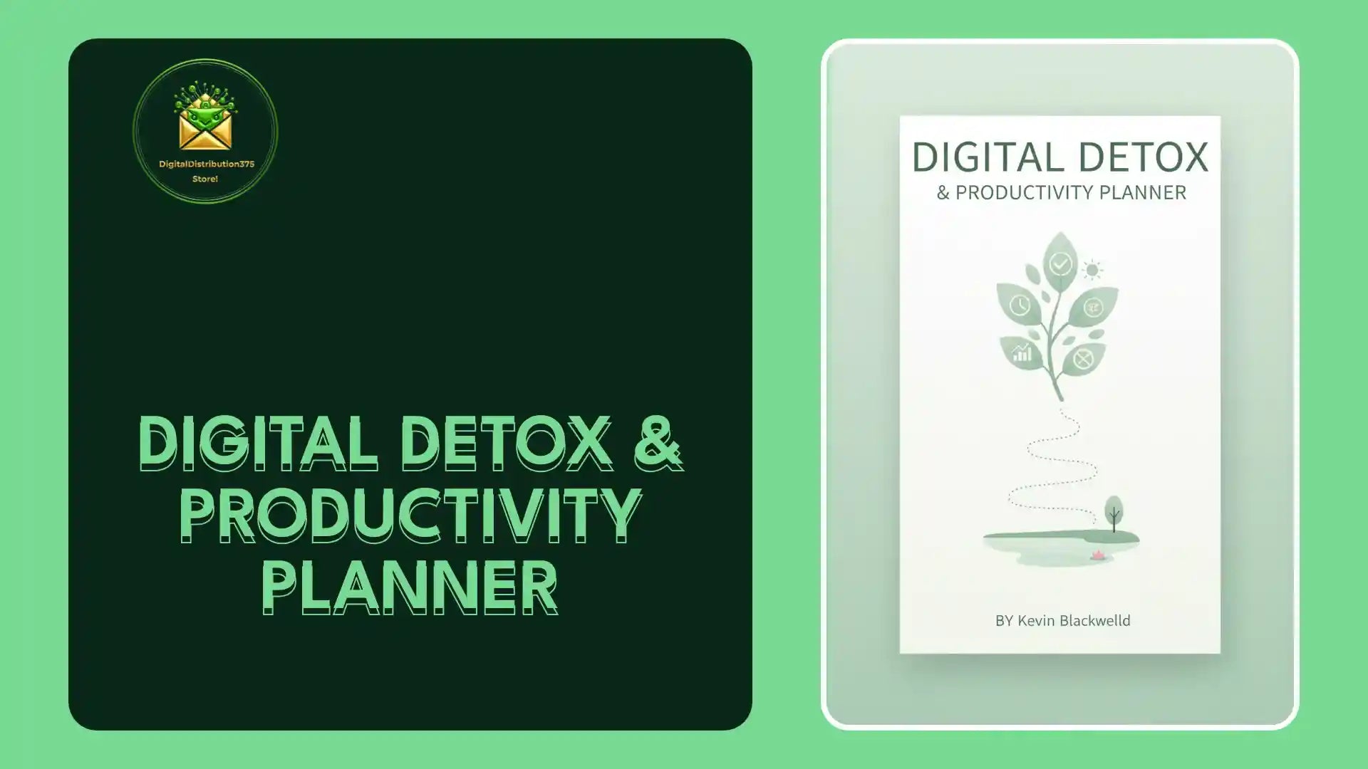 Digital Detox &amp; Productivity Planner by@Outfy