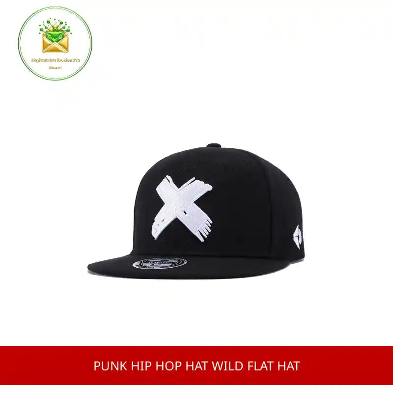 Punk hip hop hat wild flat hat by@Outfy