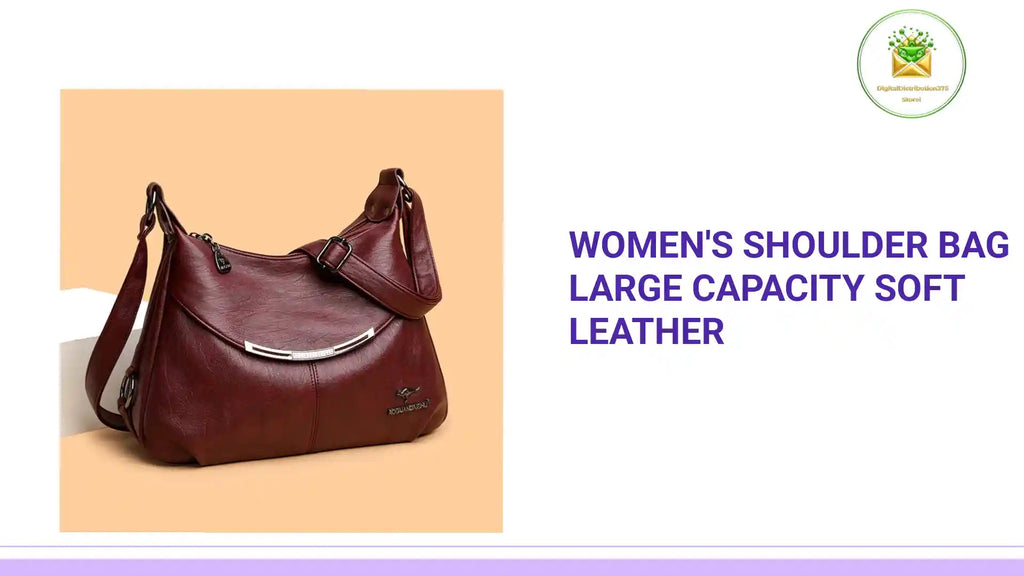 Women's Shoulder Bag Large Capacity Soft Leather by@Outfy