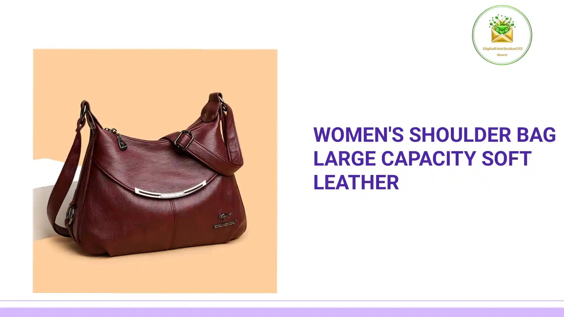 Women's Shoulder Bag Large Capacity Soft Leather by@Outfy