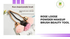 Rose Loose Powder Makeup Brush Beauty Tool by@Outfy