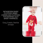 Newborn Baby Clothes Baby Crawling Clothes Thickening Out Baby Harness by@Outfy