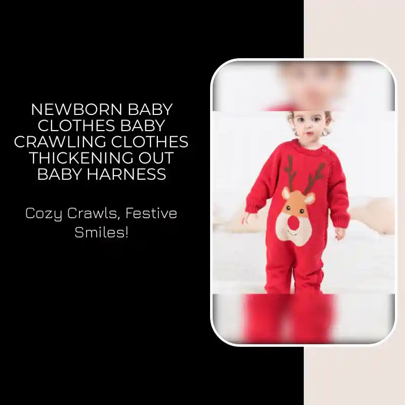 Newborn Baby Clothes Baby Crawling Clothes Thickening Out Baby Harness by@Outfy