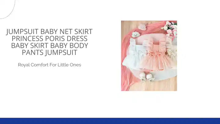 Jumpsuit Baby Net Skirt Princess Poris Dress Baby Skirt Baby Body Pants Jumpsuit by@Outfy