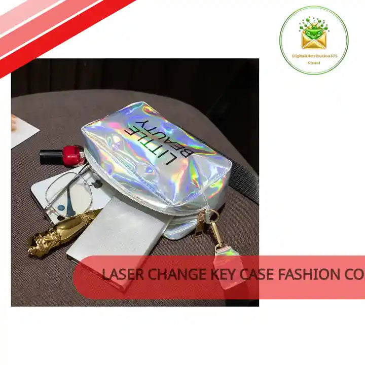 Laser Change Key Case Fashion Cosmetic Bag Waterproof by@Outfy
