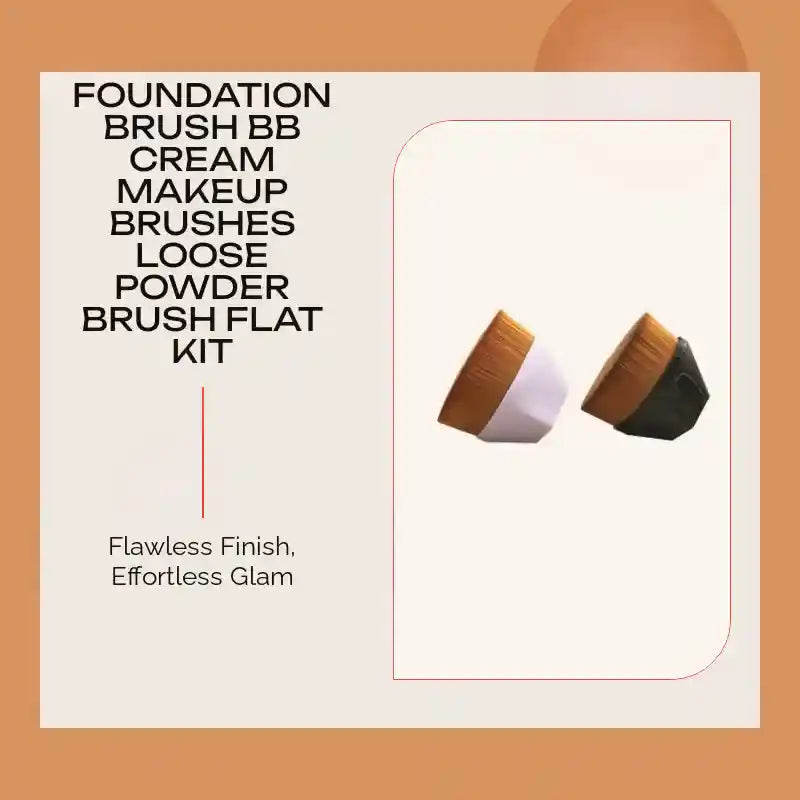 Foundation Brush BB Cream Makeup Brushes Loose Powder Brush Flat Kit by@Outfy
