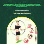 Home Workout Sports Hoop Circle Slimming Massage Hoop Fitness Excercise Gymnastic Yoga Hoop Accessories Bodybuilding Equipment by@Outfy