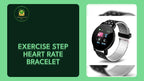 Exercise step heart rate bracelet by@Outfy