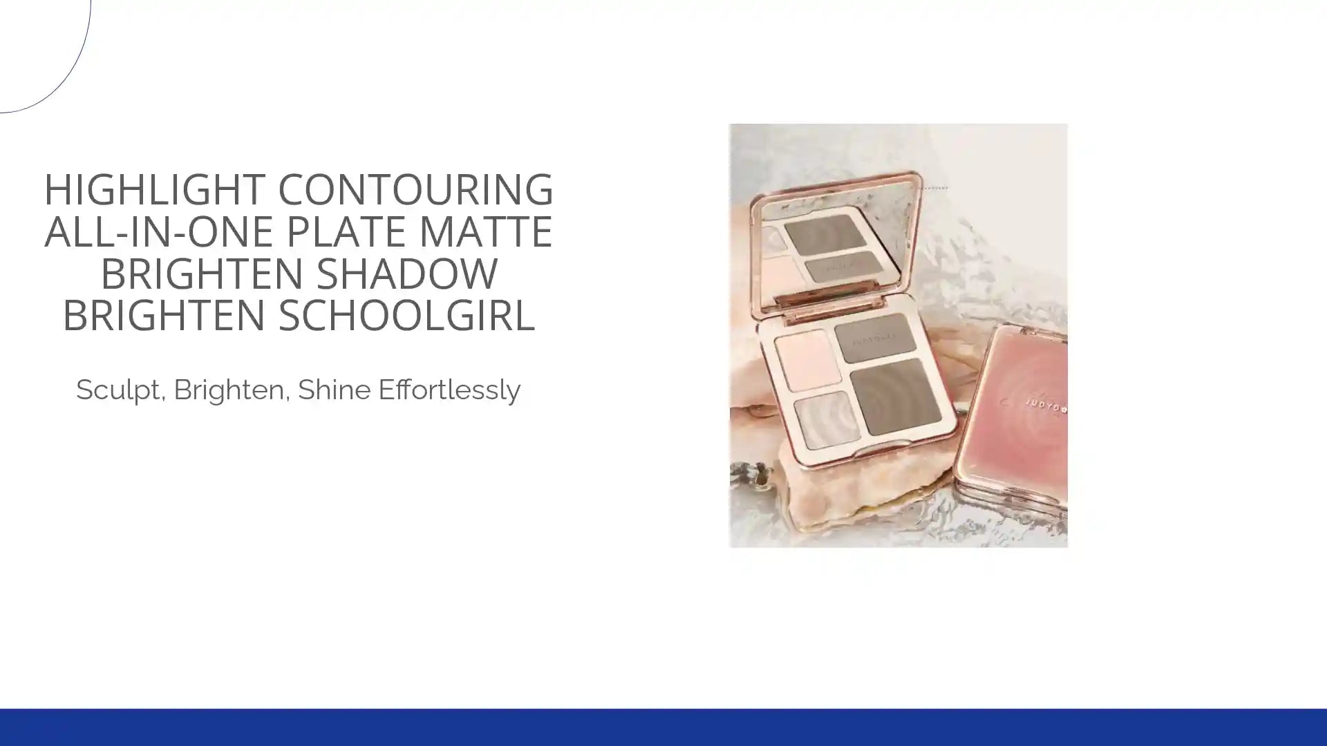 Highlight Contouring All-in-one Plate Matte Brighten Shadow Brighten Schoolgirl by@Outfy