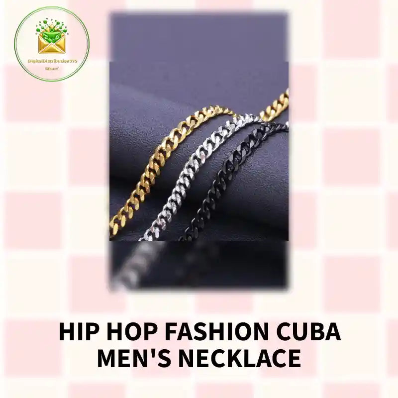 Hip Hop Fashion Cuba Men's Necklace by@Outfy
