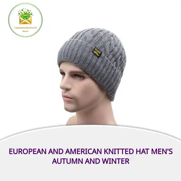 European And American Knitted Hat Men's Autumn And Winter by@Outfy