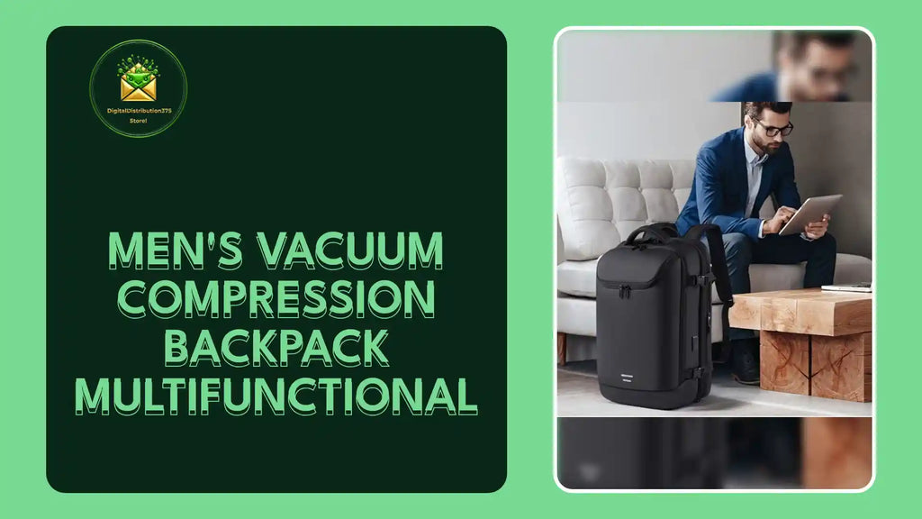 Men's Vacuum Compression Backpack Multifunctional by@Outfy