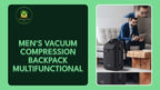 Men's Vacuum Compression Backpack Multifunctional by@Outfy