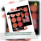 Make-up Multi-color Boutique Domestic Product Six-color Blush Repair Makeup by@Outfy